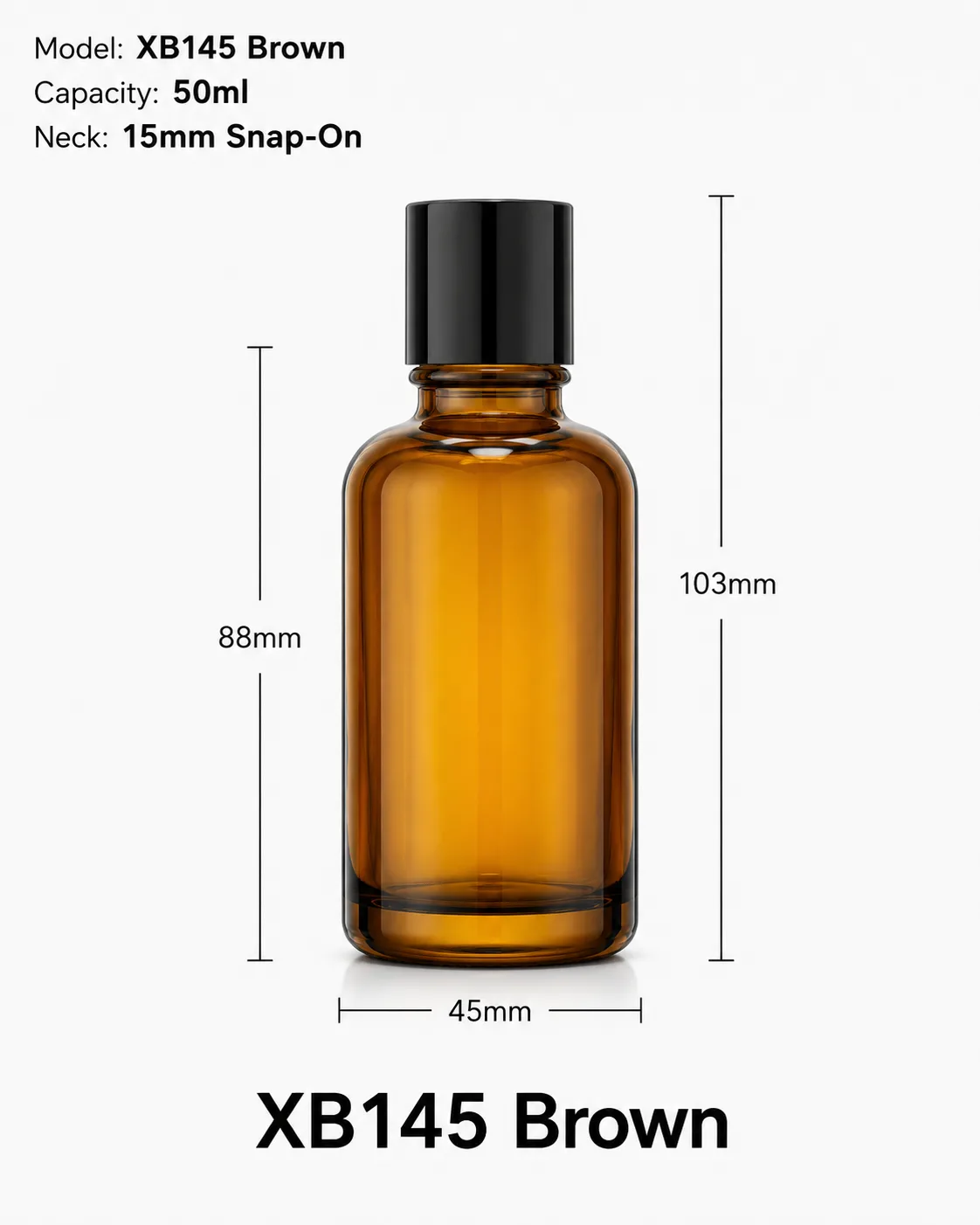XB145 Brown perfume bottle